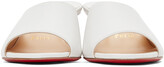 Thumbnail for your product : Christian Louboutin White East 55 Mules