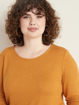 Old Navy Relaxed Plus-Size Plush-Knit Tunic Tee