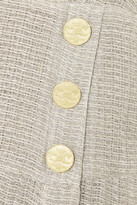 Thumbnail for your product : Le Kasha Dairut Open-back Crinkled Linen Halterneck Maxi Dress - Taupe