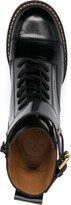 Thumbnail for your product : See by Chloe 80mm Round-Toe Leather Boots