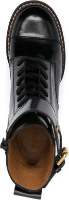 See by Chloe 80mm Round-Toe Leather Boots