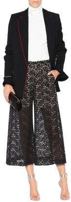 Stella McCartney Cotton-blend lace culottes