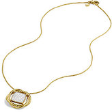 Thumbnail for your product : David Yurman Infinity Medium Pendant with Diamonds in Gold on Chain