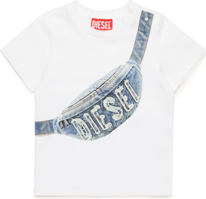Diesel Kids logo-print T-shirt