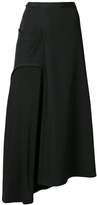 Thumbnail for your product : Yohji Yamamoto flared midi skirt