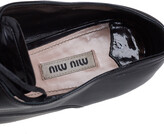 Thumbnail for your product : Miu Miu Black Patent Leather Crystal Embellished Cap Toe Oxfords Size 40