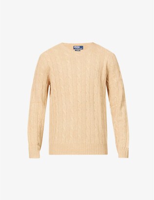 Polo Ralph Lauren Cable-knit crewneck cashmere jumper