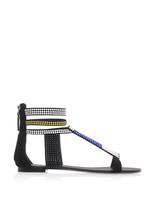 Thumbnail for your product : Giuseppe Zanotti Crystal-embellished flat sandals