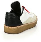 Thumbnail for your product : Alexander Wang Eden Leather & Suede Low-Top Sneakers