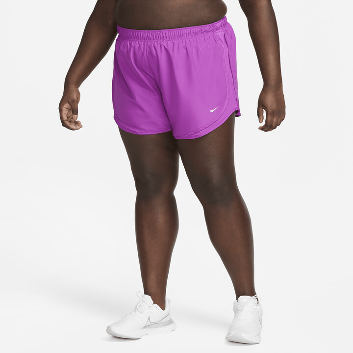 Nike Women's Tempo Running Shorts (Plus Size) in Purple - ShopStyle