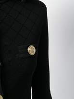Thumbnail for your product : Balmain gold-tone embellished cropped cardigan