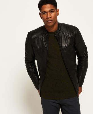 Superdry IE Iconic Leather Racer Jacket