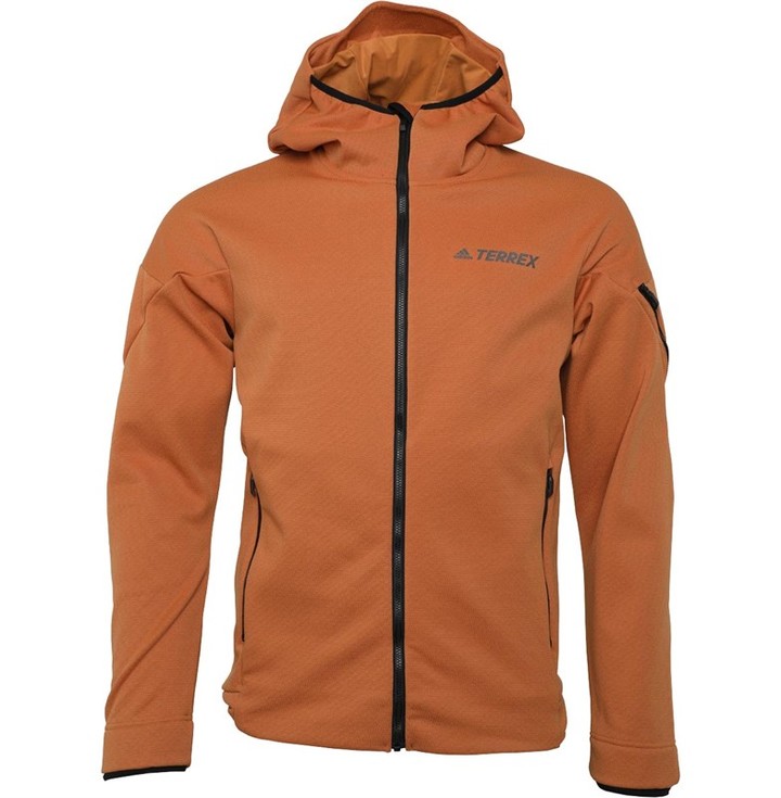 adidas terrex jacket orange