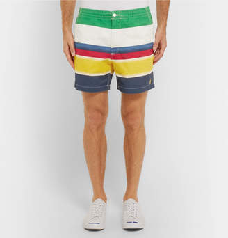 Polo Ralph Lauren Colour-block Stretch-cotton Twill Shorts - Multi