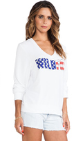 Thumbnail for your product : Wildfox Couture American Fox Baggy Beach V-neck
