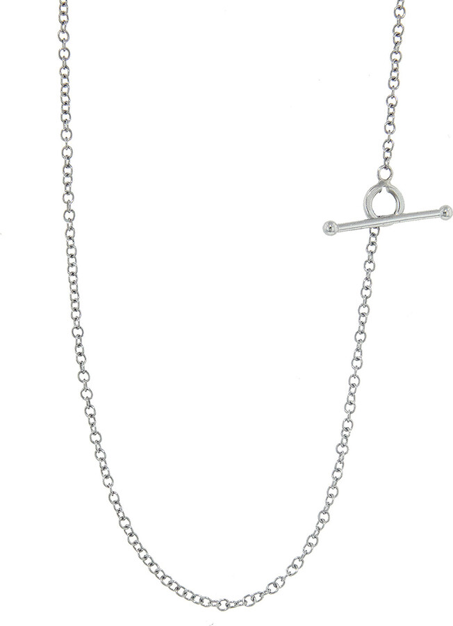 Cathy Waterman Fine Platinum Chain Necklace