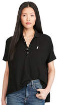 Thumbnail for your product : Ralph Lauren Poncho Mesh Polo Shirt
