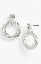Thumbnail for your product : Anne Klein Crystal Post Drop Earrings