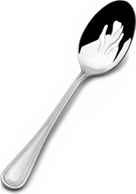 Wallace Continental Bead Pierced Serving Spoon