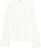 Thumbnail for your product : Derek Lam 10 Crosby Layered Cotton-knit Top