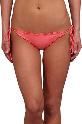 Luli Fama Women's Cosita Buena Wavy Tie-Side Brazilian Bikini Bottom