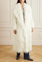 Thumbnail for your product : The Frankie Shop - Nicole Faux Fur Coat - Off-white