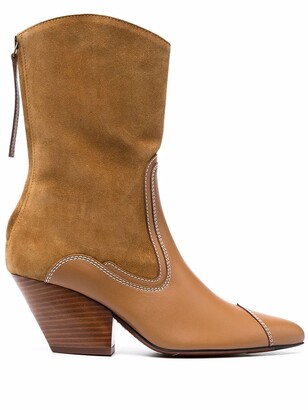 Zimmermann Panelled Leather Boots