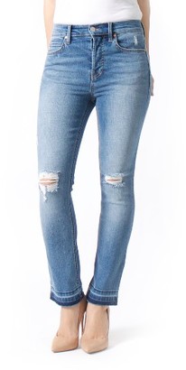 Level 99 Women's Riley High Waist Straight Leg Jeans