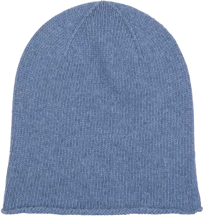 Graham Cashmere - Pure Cashmere Slouch Jersey Knit Beanie - Made in ...