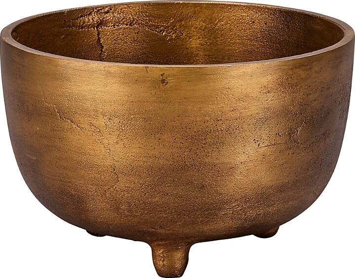 Jamie Young Relic Metal Footed Decorative Bowl