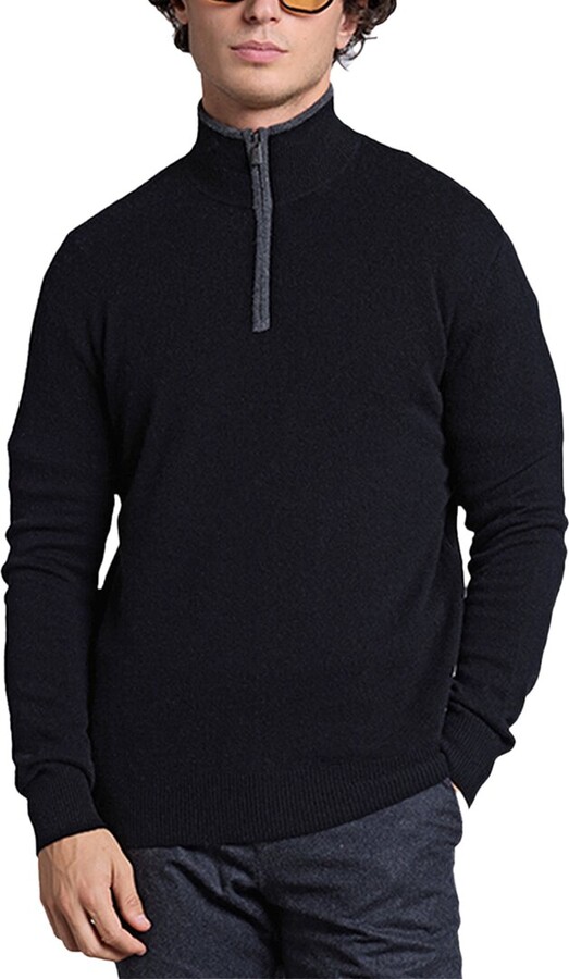 Maison Heritage Cashmere Zip Sweater