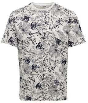 ONLY & SONS Floral Slub Cotton Tee