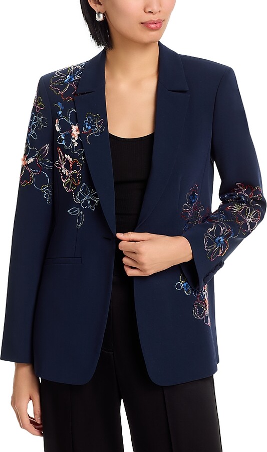 Cinq à Sept Karlie Blooming Linework Blazer