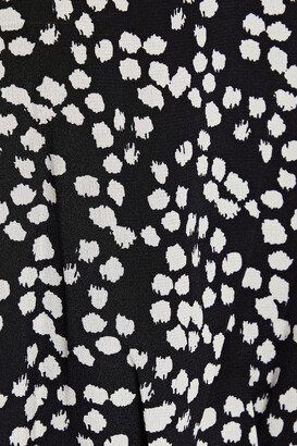 Saloni Printed silk crepe de chine wide-leg jumpsuit