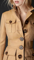 Thumbnail for your product : Burberry Double Gabardine Bellows Pocket Detail Jacket