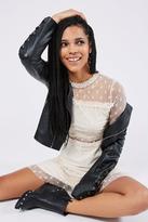 Thumbnail for your product : Nasty Gal She's So Lucky Mesh Dress