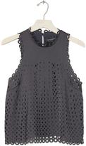 Thumbnail for your product : Banana Republic Limited Edition Sleeveless Eyelet Top