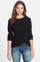 Thumbnail for your product : Chaus Embellished Textured Sweater (Online Only)
