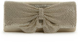 Thumbnail for your product : Jessica McClintock Metallic Mesh Bow Evening Clutch