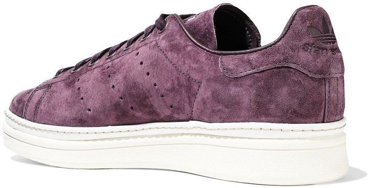 adidas Stan Smith New Bold Perforated Suede Sneakers - ShopStyle Performance