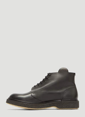 Adieu X Art and Science Lace-Up Boots in Black