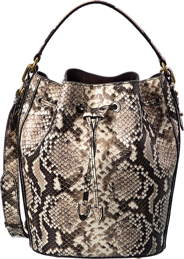 Michael Kors Snake Embossed Leather Handbags | ShopStyle