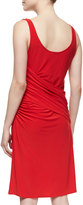 Thumbnail for your product : Natori Sleeveless Draped Jersey Dress, Chili