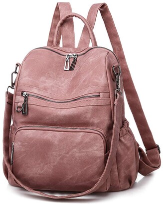 Multi-Pockets Anti Theft Daypack Convertible Shoulder Bag Handbag Women Fashion Backpack
