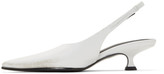 Thumbnail for your product : MM6 MAISON MARGIELA White Slingback Heels