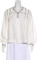 Thumbnail for your product : Isabel Marant Embroidered Silk Blouse
