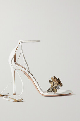 Aquazzura Women S White Sandals Shopstyle