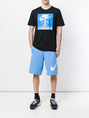 Nike logo print shorts
