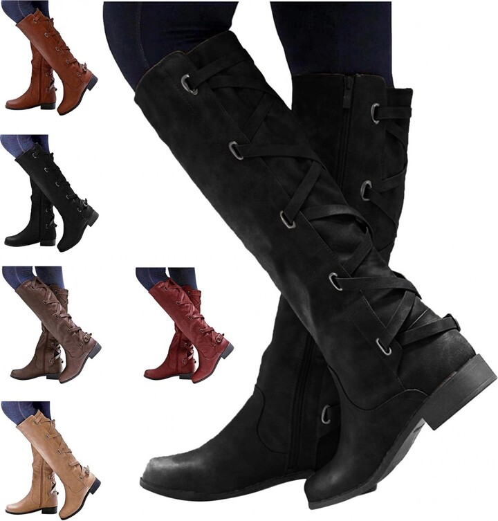 casual calf boots