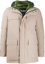 Thumbnail for your product : Herno flap pockets zip-up jacket